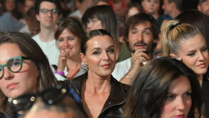 FOTO: Iva Kubelková v publiku.