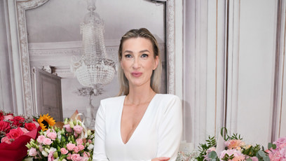 FOTO: Dominika Mesarošová měla bílé šaty.