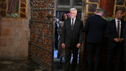 FOTO: Petr Pavel jde odemknout korunovační klenoty.