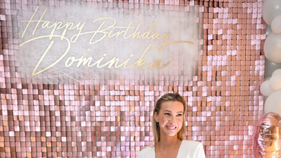 FOTO: Dominika Mesarošová si oslavu užila.