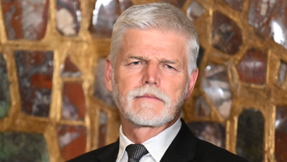 FOTO: Petr Pavel u korunovačních klenotů.