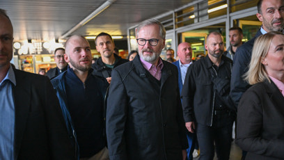 FOTO: Petr Fiala v metru.