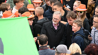 FOTO: Petr Fiala na akci Spolu.