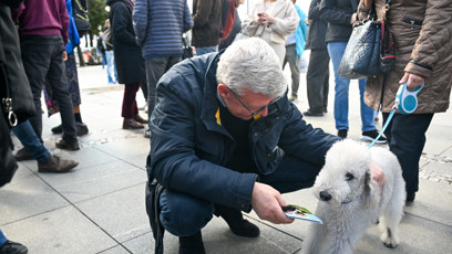 FOTO: Karel Havlíček se psem.