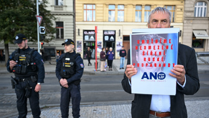 FOTO: Karel Havlíček na dnešním setkání ANO.