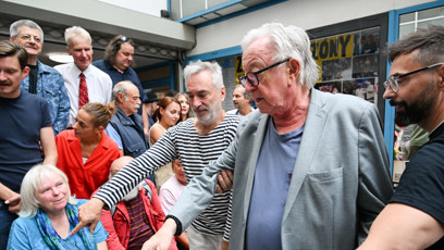 FOTO: Jiří Lábus měl předem určené místo na sezení.