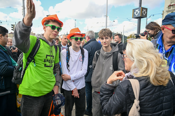 FOTO: Mladí lidé podporovali SPOLU.