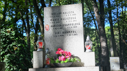 FOTO: Hrob Jiřího Krampola