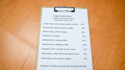 FOTO: Restaurace U Jelena si stále drží nízké ceny.