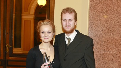 FOTO: Syn Jiřího Schmitzera Jiří a dcera Kristýna v roce 2014.