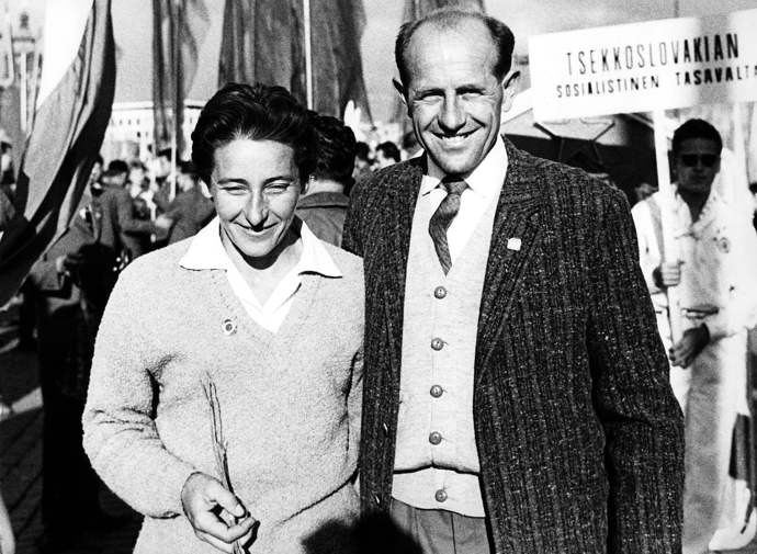 FOTO: Dana a Emil Zátopkovi.
