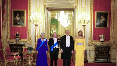 FOTO: Královský banket pro Donalda Trumpa.