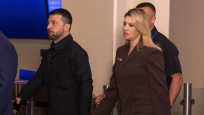 FOTO: Volodymyr Zelenskyj se svou ženou Olenou.