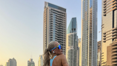 FOTO: Simona Krainová si užívá život v Dubaji.