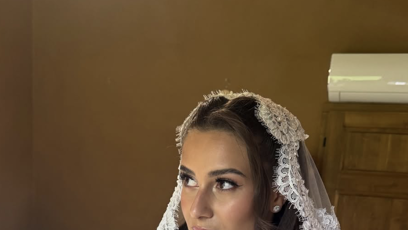 FOTO: Natálie Bagárová byla krásná nevěsta.