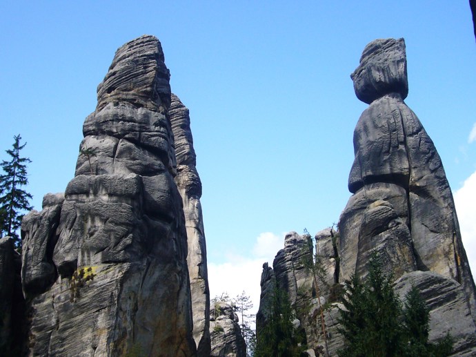 FOTO: Starosta a starostová, Adršpašsko-teplické skály.