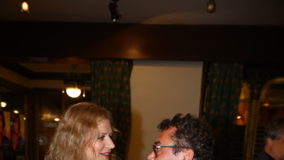 FOTO: Jitka Ježková a Radim Kalvoda se dlouze bavili.