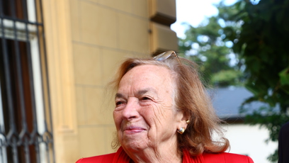 FOTO: Livia Klausová se usmívala.