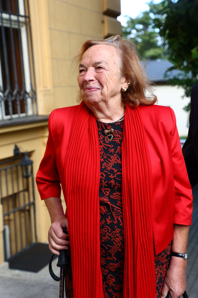 FOTO: Livia Klausová se usmívala.