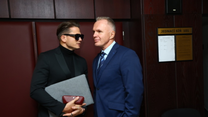 FOTO: Ondřej Brzobohatý u soudu.