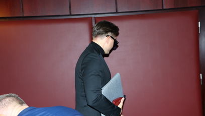 FOTO: Hudebník Ondřej Brzobohatý u soudu.