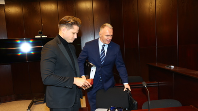 FOTO: Hudebník Ondřej Brzobohatý u soudu.