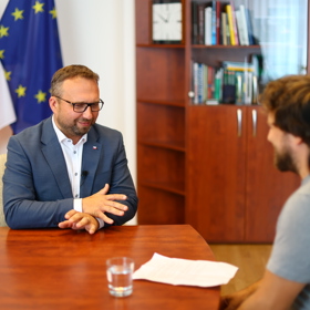 Marian Jurečka během rozhovoru pro eXtra.cz.