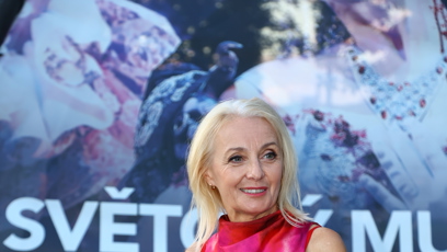 FOTO: Veronika Žilková dorazila v dobré náladě.