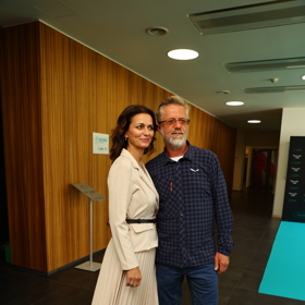 Jiří Langmajer a Adéla Gondíková rozdávali úsměvy. 