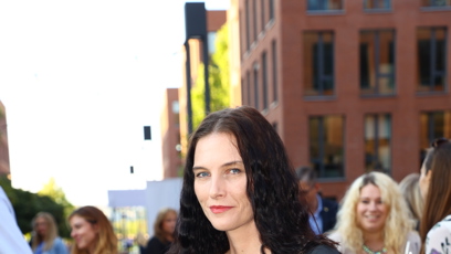 FOTO: Iva Frühlingová zvolila černé šaty.