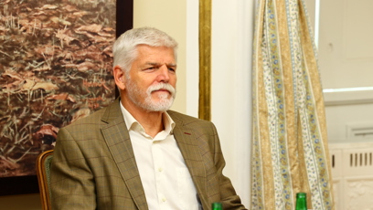 FOTO: Petr Pavel v Lánech.