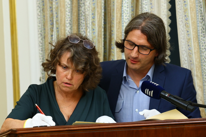 FOTO: Odhalení dopisu Tomáše Garrigue Masaryka. – stránka 7
