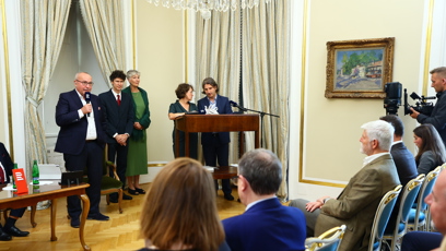 FOTO: Otevírání dopisu od TGM.