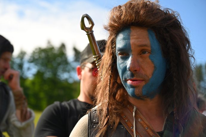 FOTO: Václav Neužil při natáčení filmu Letní lásky.