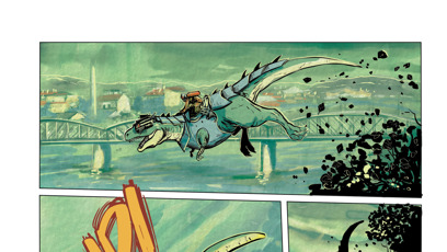 FOTO: Pérák si osedlá dinosaury.