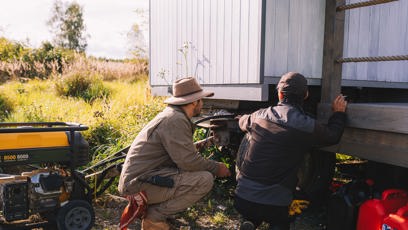 FOTO: Maringotka, která rodině Kotkových slouží jako bydlení.