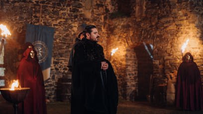 FOTO: Hradní pán Vojta Kotek.