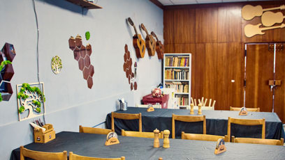 FOTO: Interiér restaurace U třech kytar.