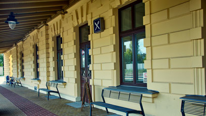 FOTO: Nádraží v Bruntále, kde se nachází restaurace Nádražka.