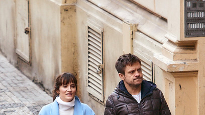 FOTO: Jiří Mádl se svou partnerkou a synem.