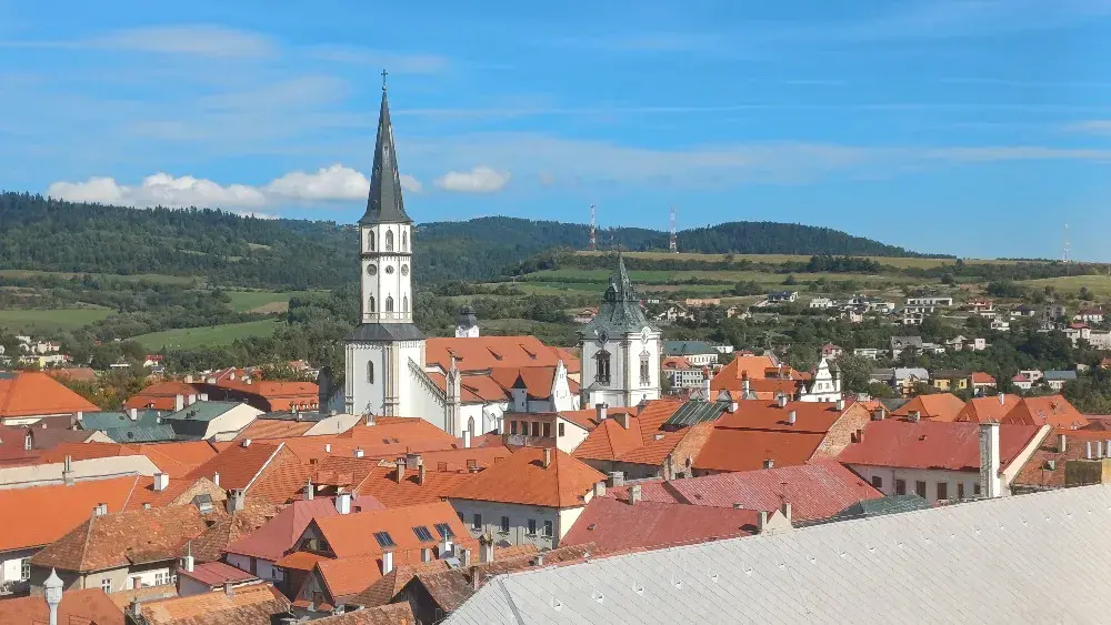 FOTO: Panorama města Levoča.