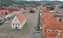 Krásné náměstí města Bardějov.