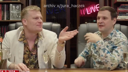 FOTO: Filip Turek a Petr Macinka ve studiu.