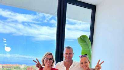 FOTO: Diana Kallay s Vlastou Hájkem a Zuzanou Belohorcovou.