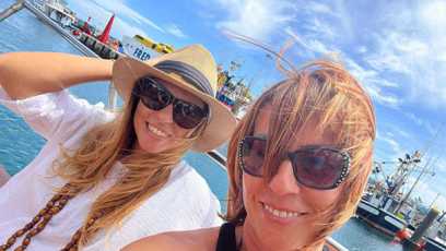 FOTO: Diana Kallay s údajnou Hájkovou milenkou.