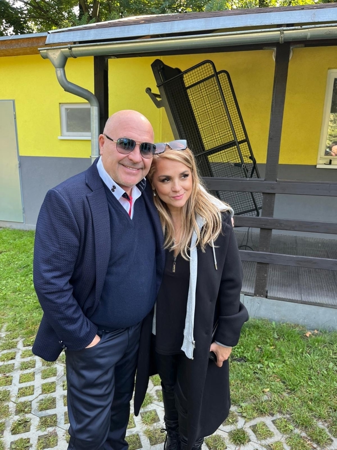 FOTO: Magda Malá je s kolegou stále kamarádka.