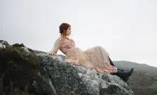 příroda, žena, hory