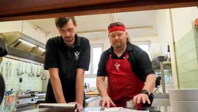 FOTO: Michal při natáčení Ano, šéfe!