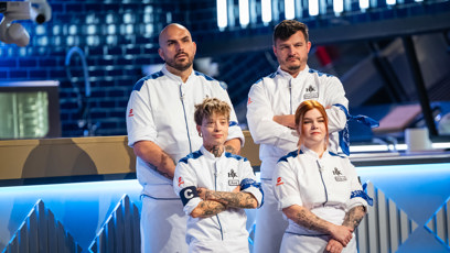 FOTO: Modrý tým v Hell´s Kitchen.