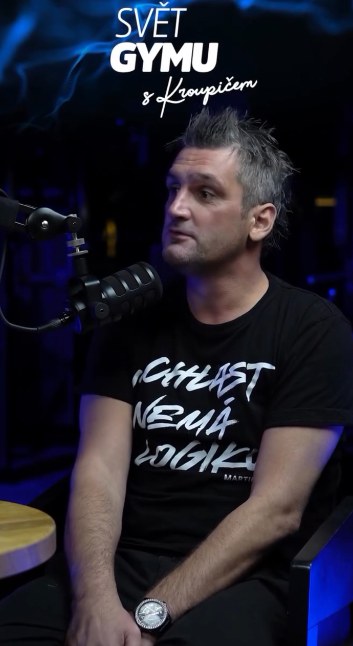 FOTO: Martin Fenin v podcastu Svět Gymu.